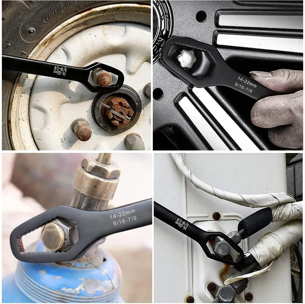 8-24mm Universal Torx Wrench Self-tightening Adjustable Glasses Wrenches Board Double-head Torx Spanner Hand Tools for Factory