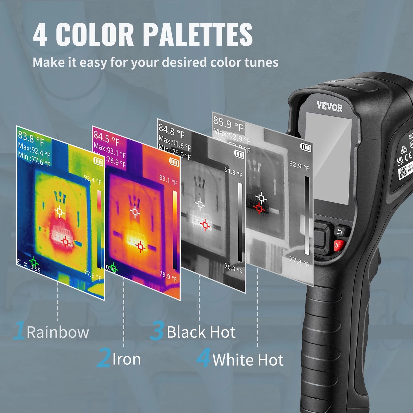 SucceBuy SC240 Handheld Thermal Imaging Camera — 240x180 IR, 20Hz, 16GB
