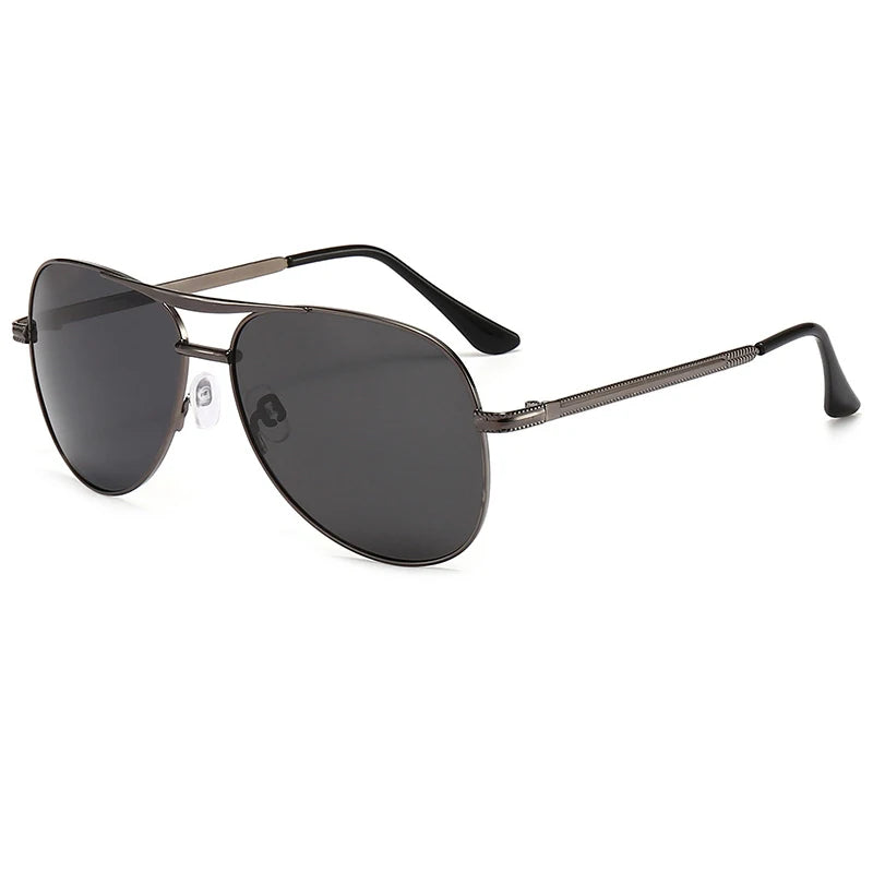 Double Bridge Polarized Aviator Sunglasses — Unisex UV400