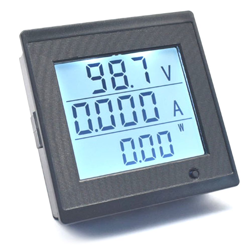 DC 6-200V 20A Voltage Current Meter LCD Digital Display Power Consumption Impedance Multi-Function Meter Tester Tools With Alarm