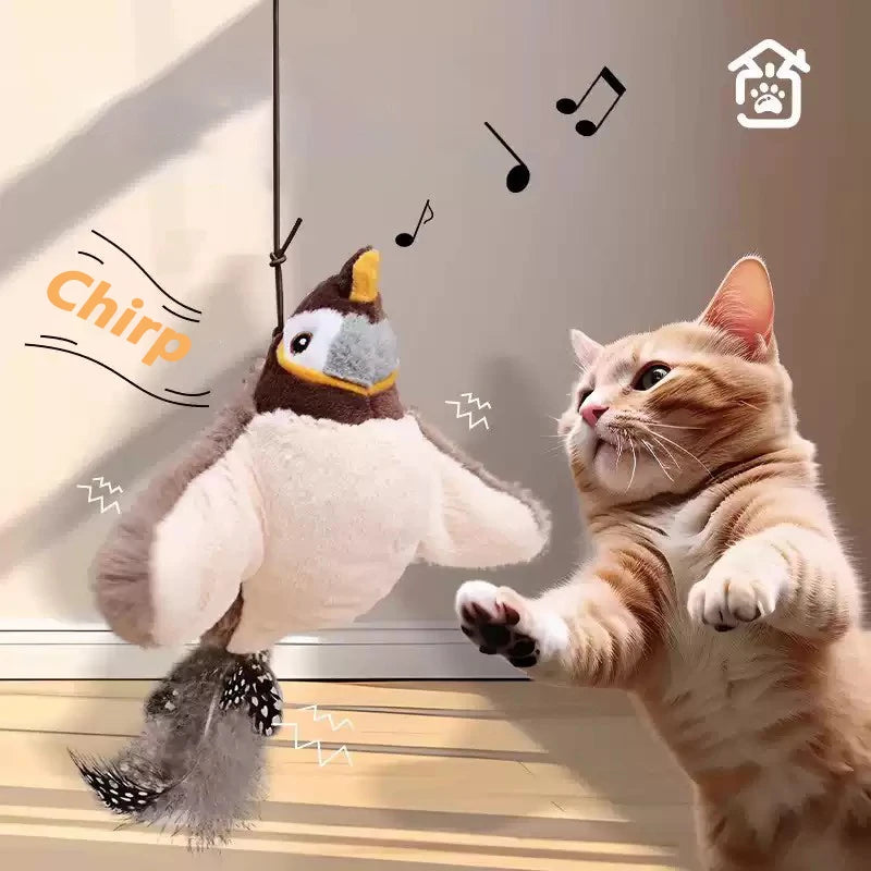 Automatic Rolling Cat Ball Toy with Tail, Rechargeable