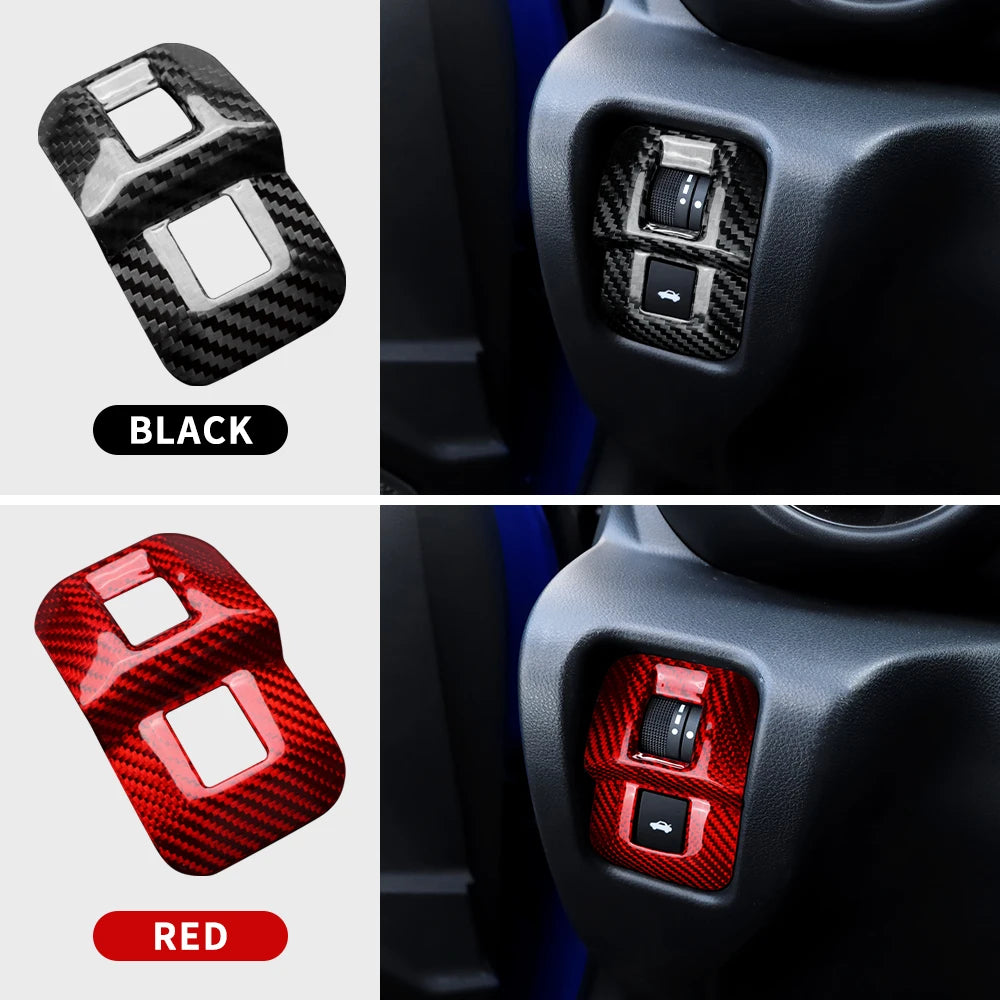 Real Hard Carbon Fiber For Subaru BRZ Toyota GR86 2021 2022 2023 2024 LHD RHD Car Trim Panel Sticker Dry Carbon Accessories