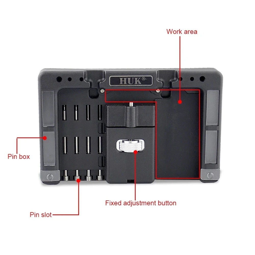 Original HUK Key Fixing Tool Flip Key Vice Of Flip-key Pin Remover for Locksmith Tools With Four Pins