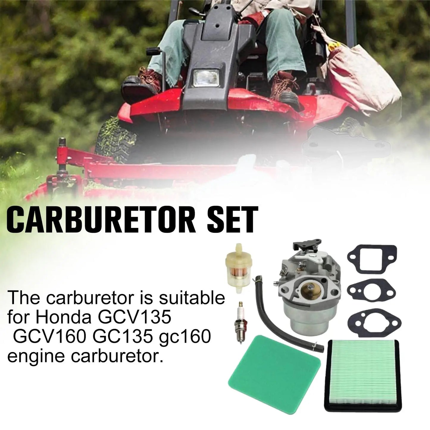 Carburetor Replacement For Honda GCV135 GCV160 GC135 Gc160 16100-Z0L-023 16100-Z0L-853 16100-ZMO-803 16100-ZMO-804