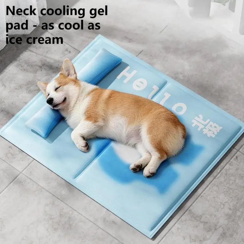 Water-Filled Dog Cooling Mat - Large Waterproof Pad
