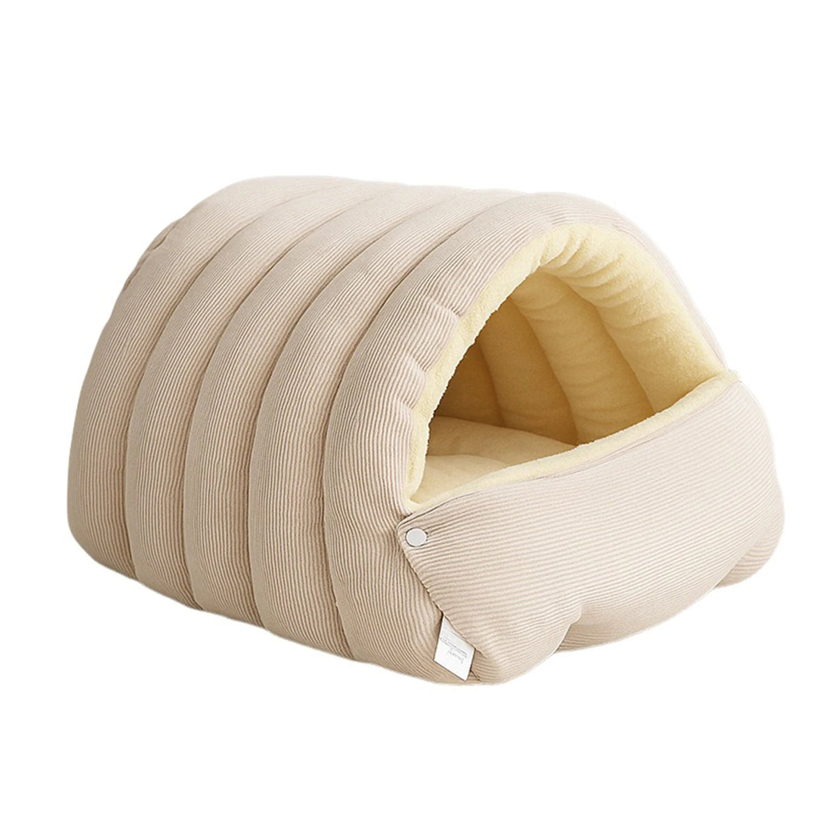 Winter Plush Cat Cave Bed - Thick Warm Kitten House - photo 7