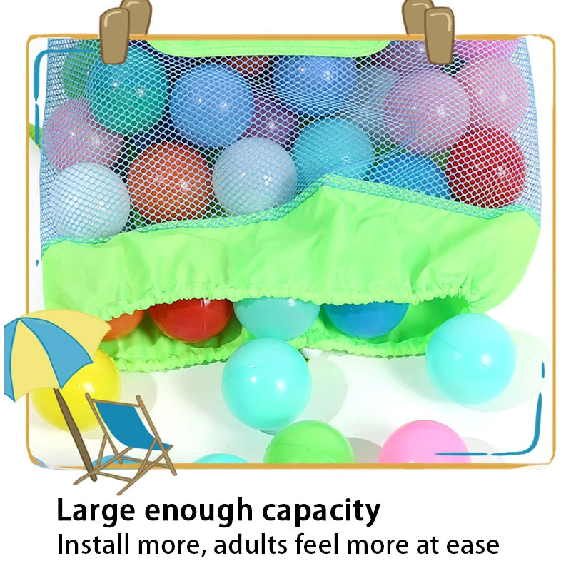 Outdoor Beach Bag Beach Toy Storage Bag Swimming Suit And Miscellaneous Storage Bag Shoulder Carrying Storage Bag Tourist Beach