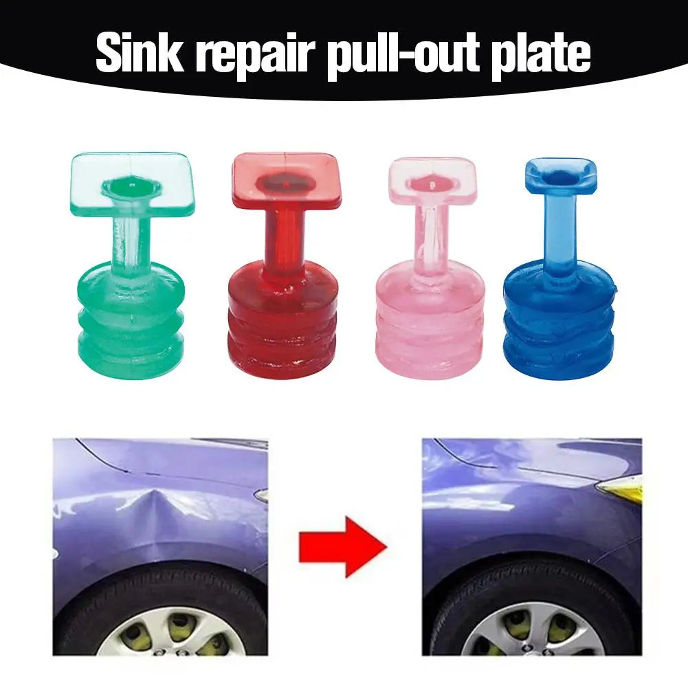 10/40pcs Glue Tabs Dent Removal Tools Dent Removal Tool Auto Paintless Dent Repair Glue Tabs Auto Maintenance Tools For Car Body