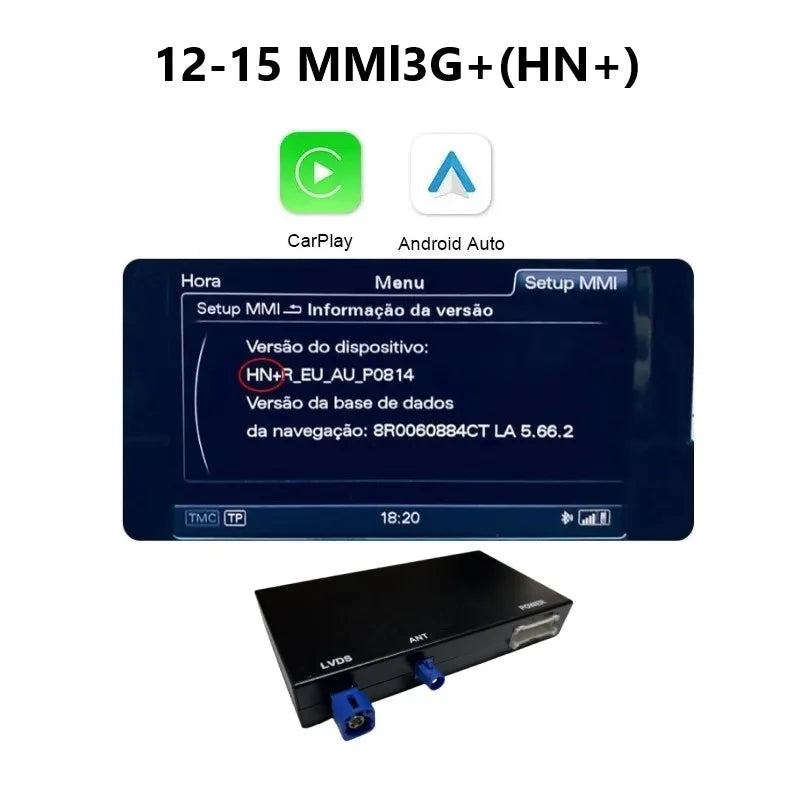 Car Stereo with Apple CarPlay & Android Auto, Compatible with Audi A6 C7 & A7 (2012-2018)