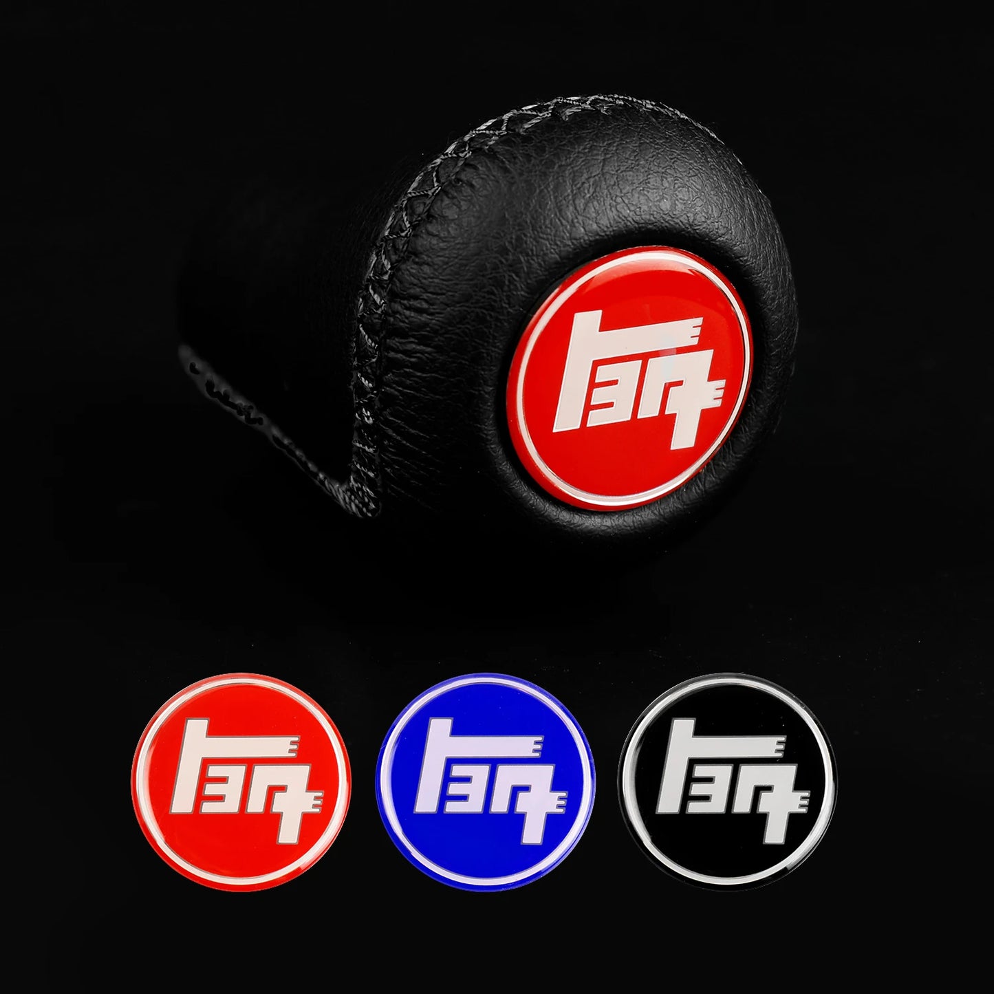 1X TEQ Leather Car Gear Shift Knob M12x1.25 Stick Shifter for TOYOTA LEXUS