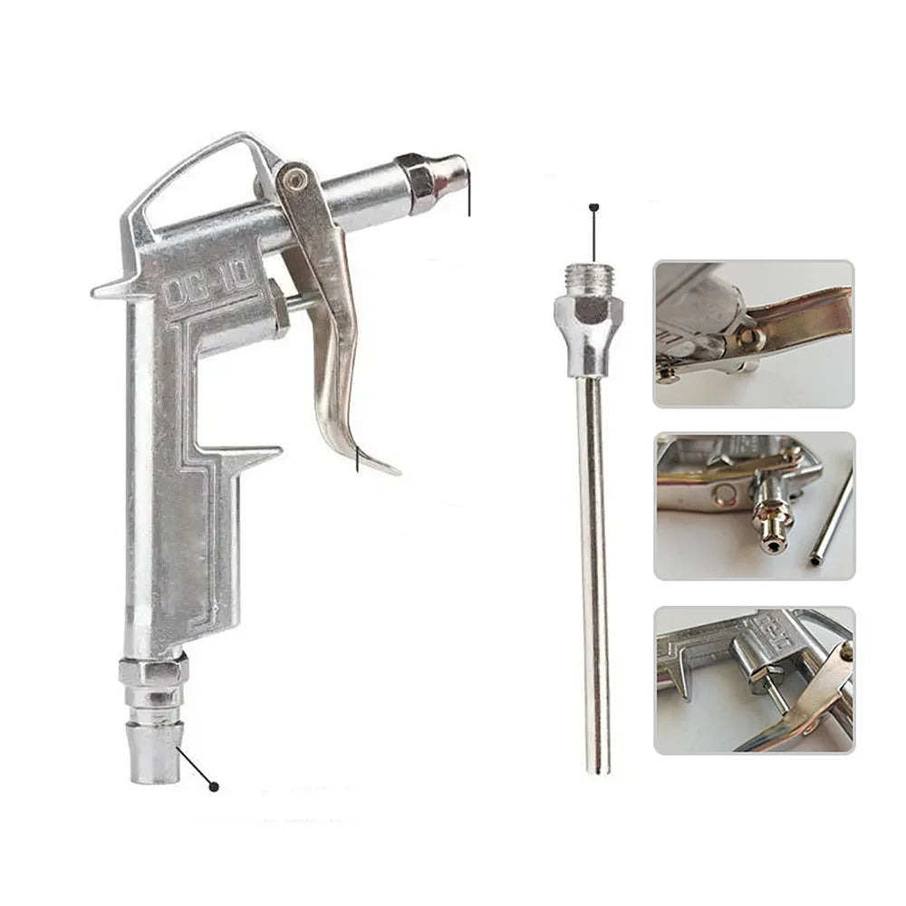 High Pressure Cleaning Gun C/EU Type Tube 8*5mm Retractable Hose Pu Compressor Air Hose Air Dust Collector Blowout Spring Tube