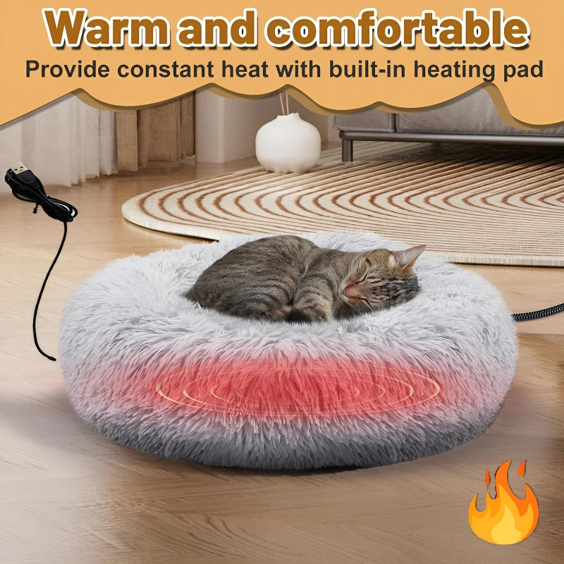 50 cm Heated Constant-Temperature Pet Bed - USB