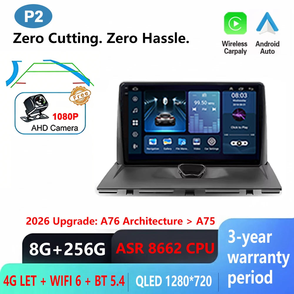 Android 16 Car Radio For Peugeot Expert 2 For Citroen Jumpy For Fiat Scudo For Toyota Proace 2007-2017 WIFI No 2Din Touch Screen