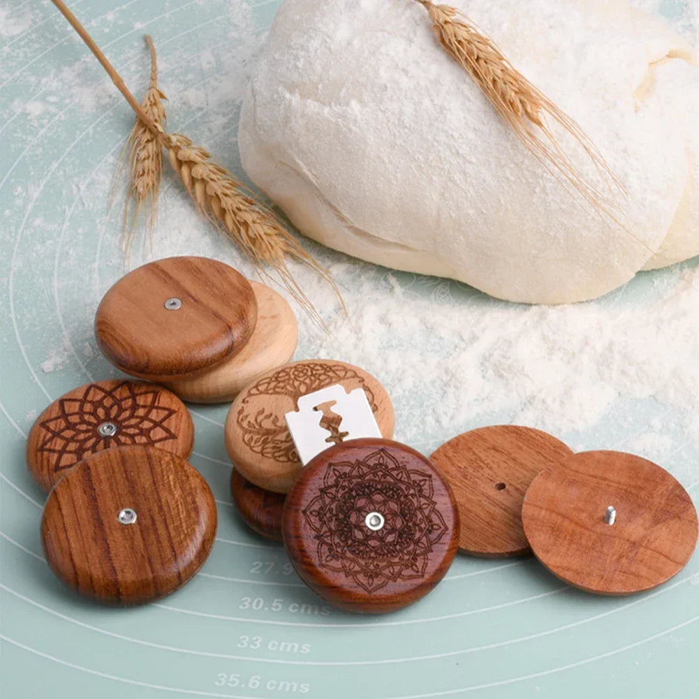 Wooden Bread Lame Scoring Knife - Dough Slashing Tool, 4 Styles