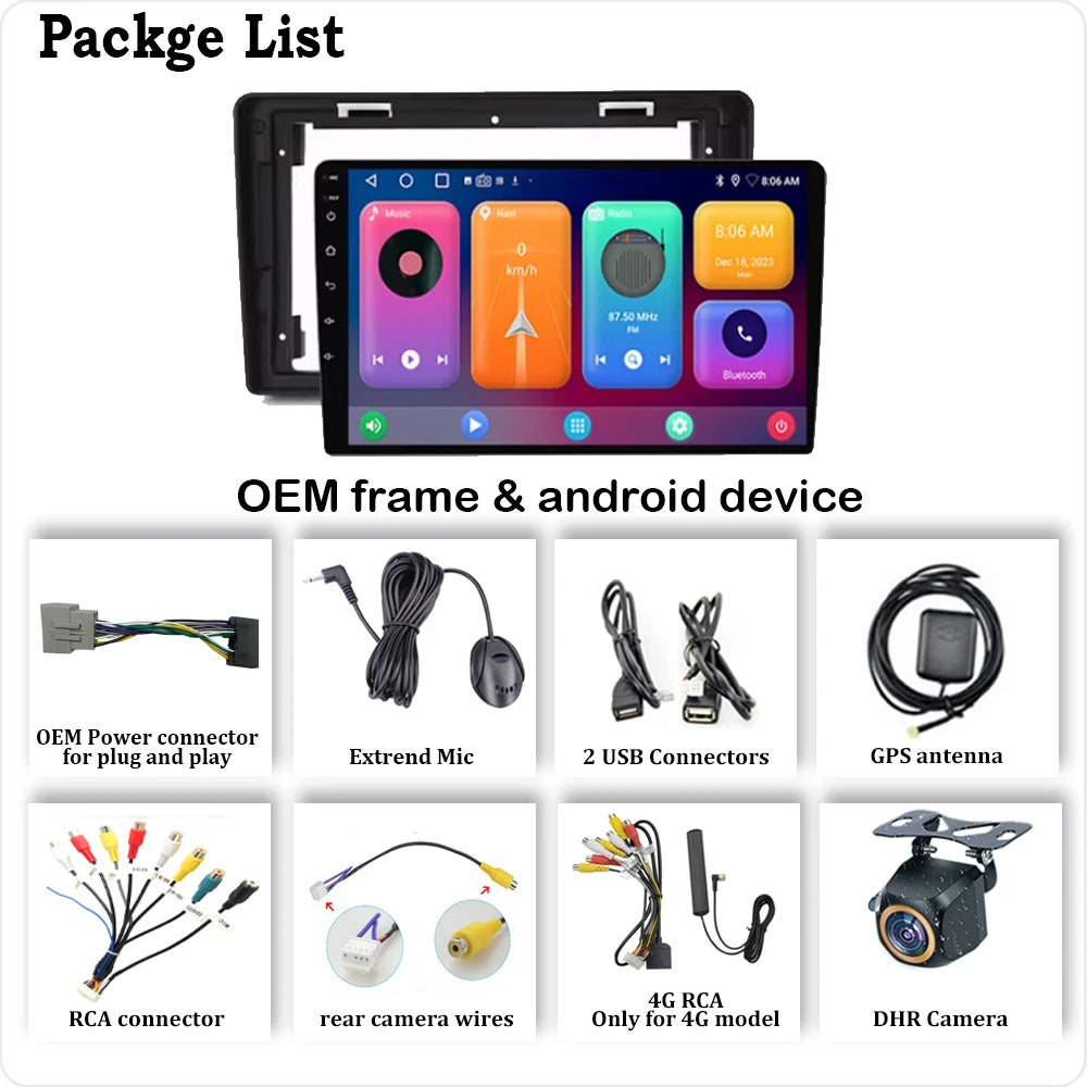 Car Stereo with Apple CarPlay & Android Auto, Compatible with Renault Trafic 2, Opel Vivaro A & Nissan Primastar