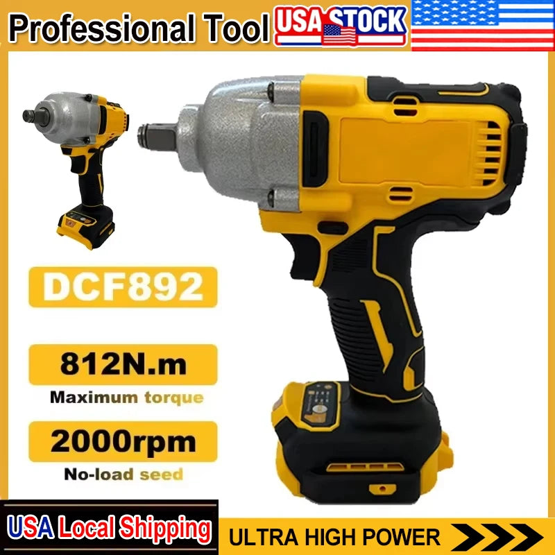 Brushless cordless 1/2-inch impact wrench for auto repair