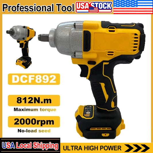 Brushless cordless 1/2-inch impact wrench for auto repair