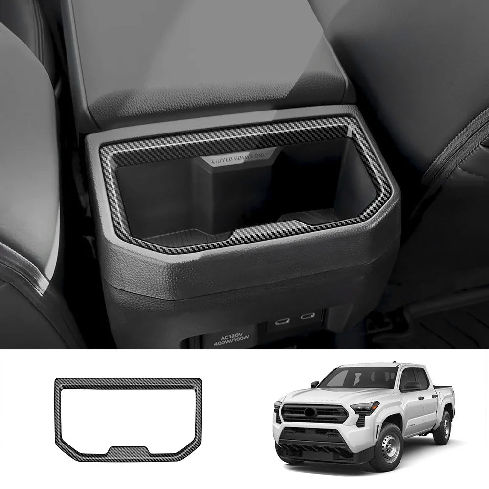 Fit for Toyota Tacoma 2024 2025 Interior Accessories Carbon Fiber Look Car Interior Cover Trim Panel Decoration Sticker