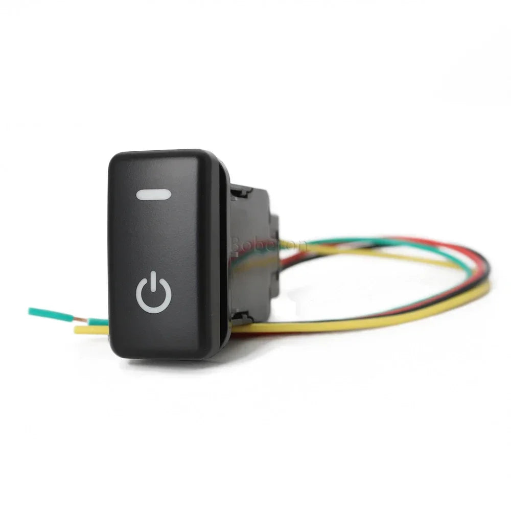 Car LED DRL Light Power On Off Front Rear Fog Lamp Spotlights Button Switch For Toyota FJ Land Cruiser Prado 120 LC100