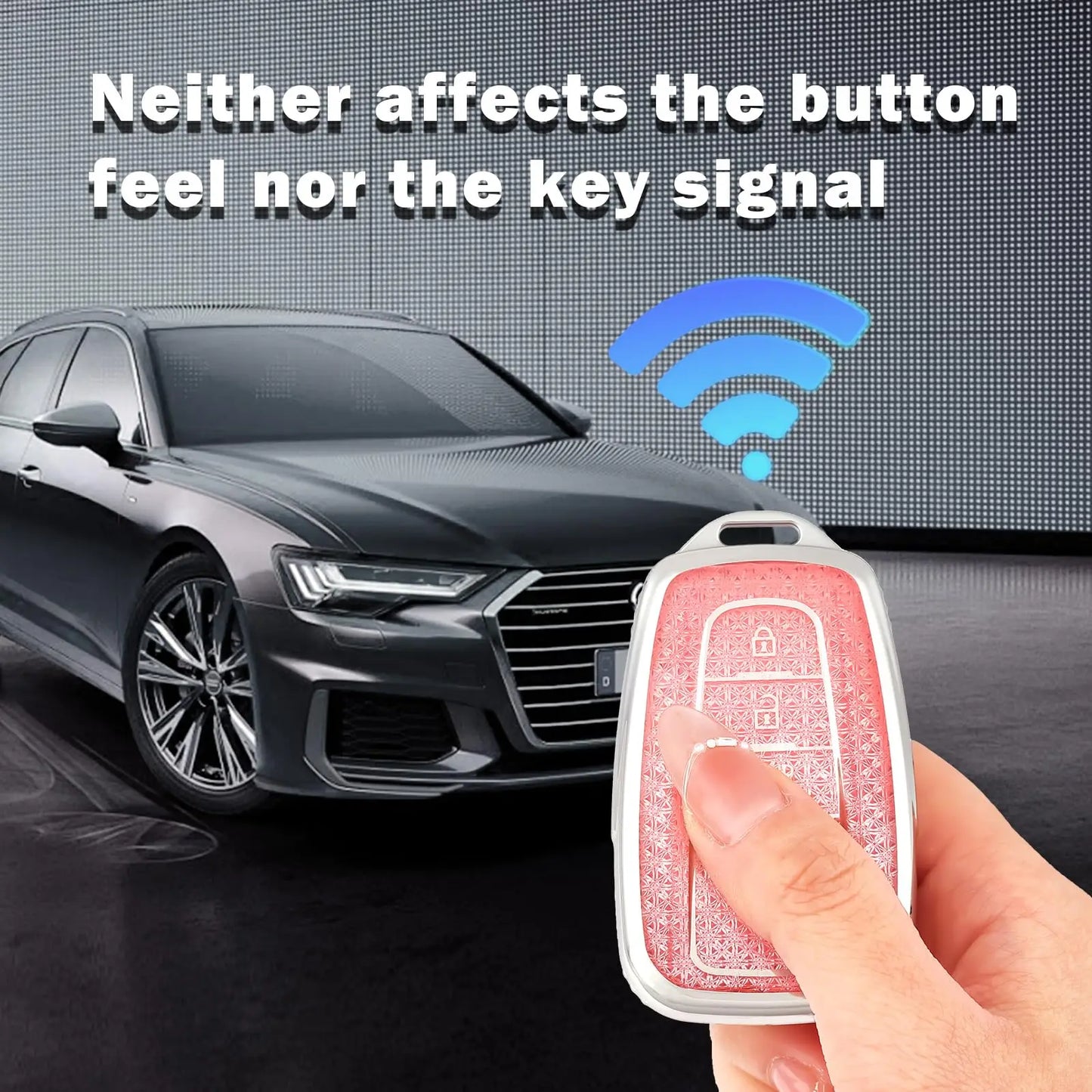 for Toyota Key Fob Cover with Bear Keychain Soft TPU Key Case Protection For Toyota RAV4 Camry Corolla 4Runner Highlander Prius