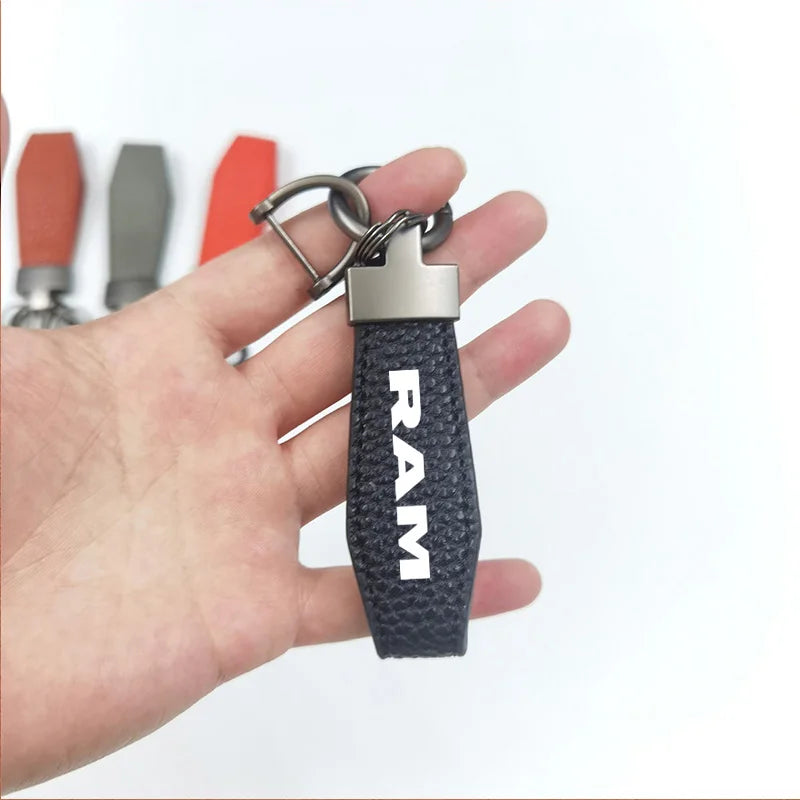 RAM Lanyard Keychain - Lychee Pattern with Gunmetal Buckle