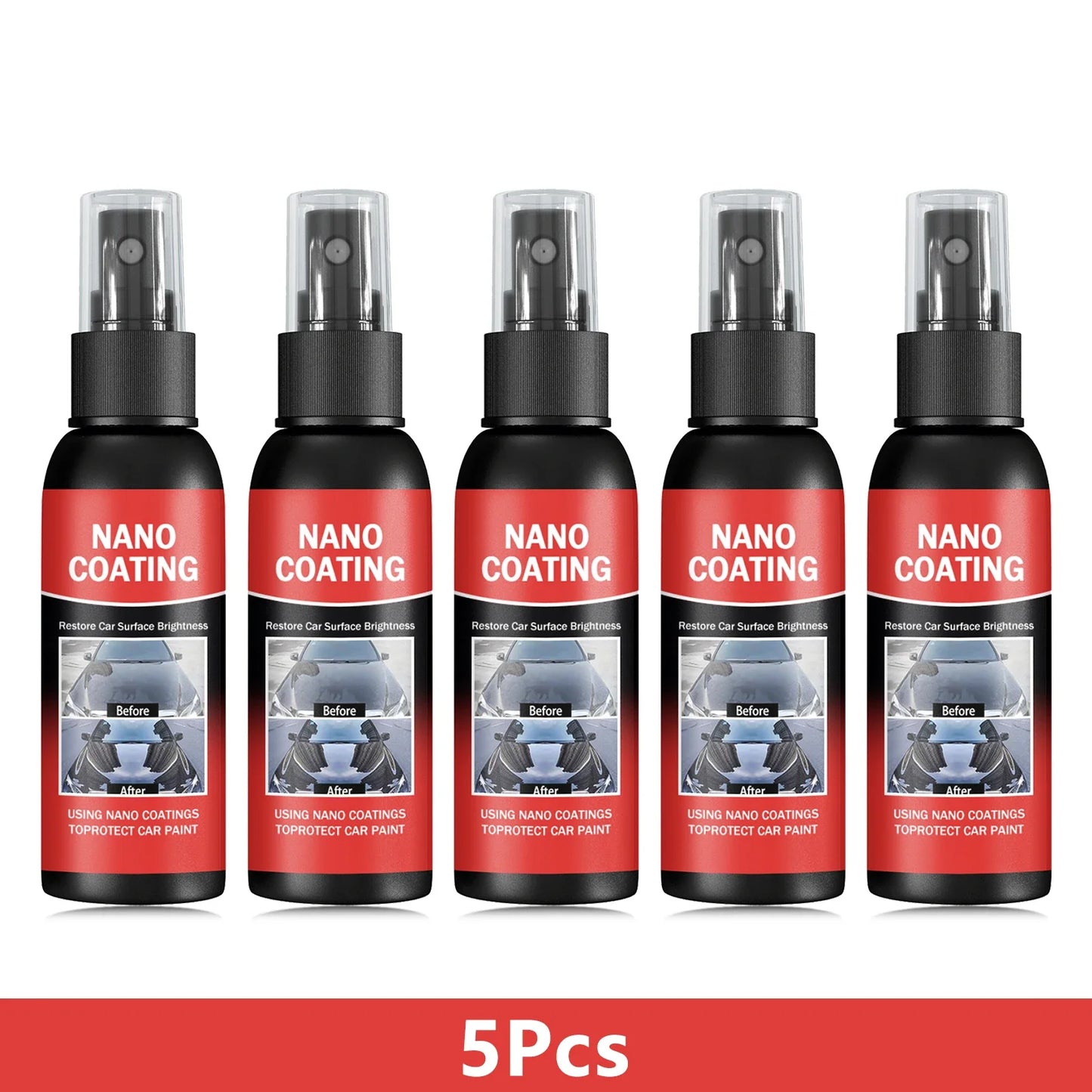 Car Nano Coating Repair Brightening Cars Paint Kit, Auto Polishing Tool, High Gloss Car Paint Scratch Removal Protection