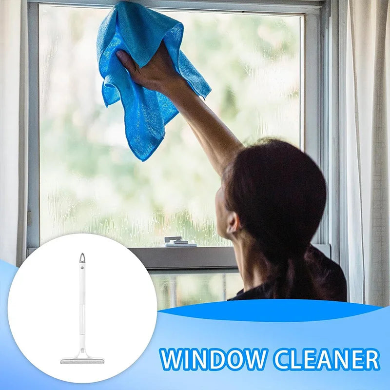 All-in-One Squeegee with Sprayer for Streak-Free Glass Cleaning