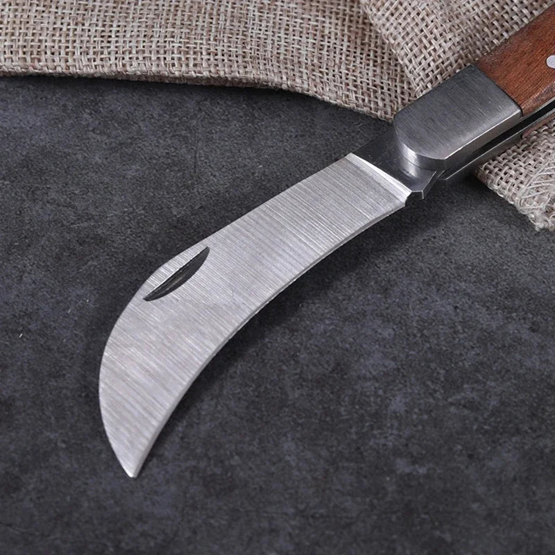Folding Grafting Scissors Gardening Tool Stainless Steel Grafting Knife Hand Tool Outdoor Multi-functional Cutting Trim Supplies