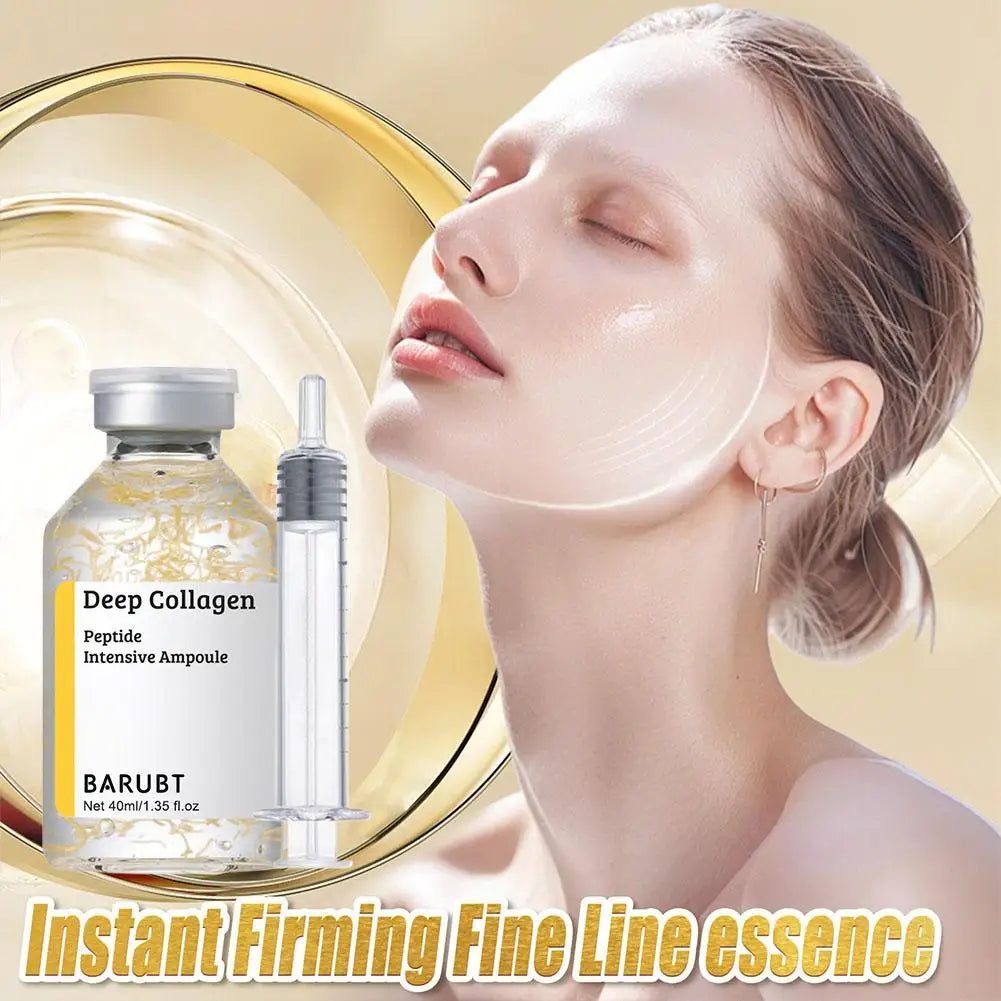 Deep Collagen Peptide Ampoule Serum – Anti-Wrinkle, Firming & Brightening Face Serum | 40ml/50ml