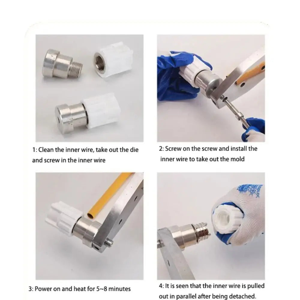 PPR Inner Thread Crack Repair Tool 1/2 Inch 3/4 Inch Anti-smashing Water Pipe Cracking Wire Removal Inner Tooth Replacement
