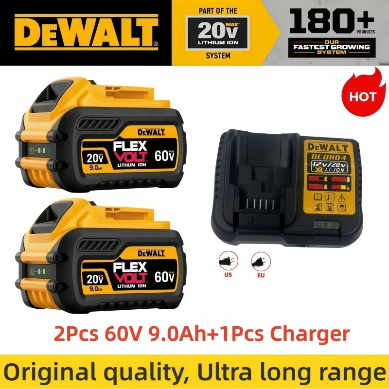 New Dewalt 60V 9.0Ah Battery Compatible with DCB200 DCB204 DCB205 DCF880 DCF885 Impact Drivers.