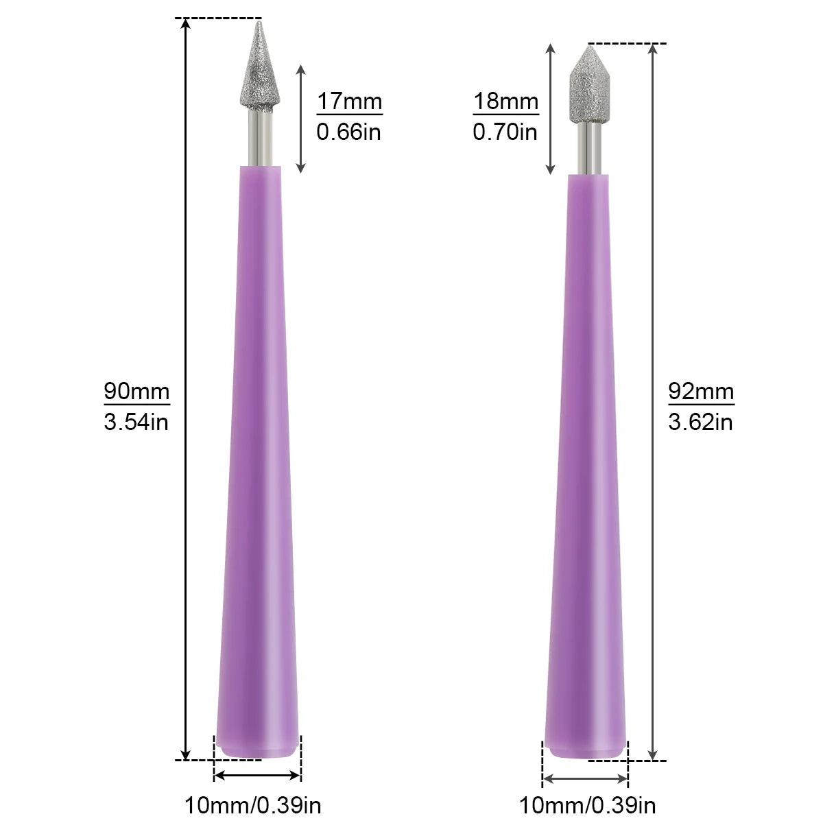1/4 Pcs Needle Files Set Diamond Tipped Pearl Bead Reamer Burr Beading for DIY Jewelry Making ABS Handle Beading Hole Hand Tools