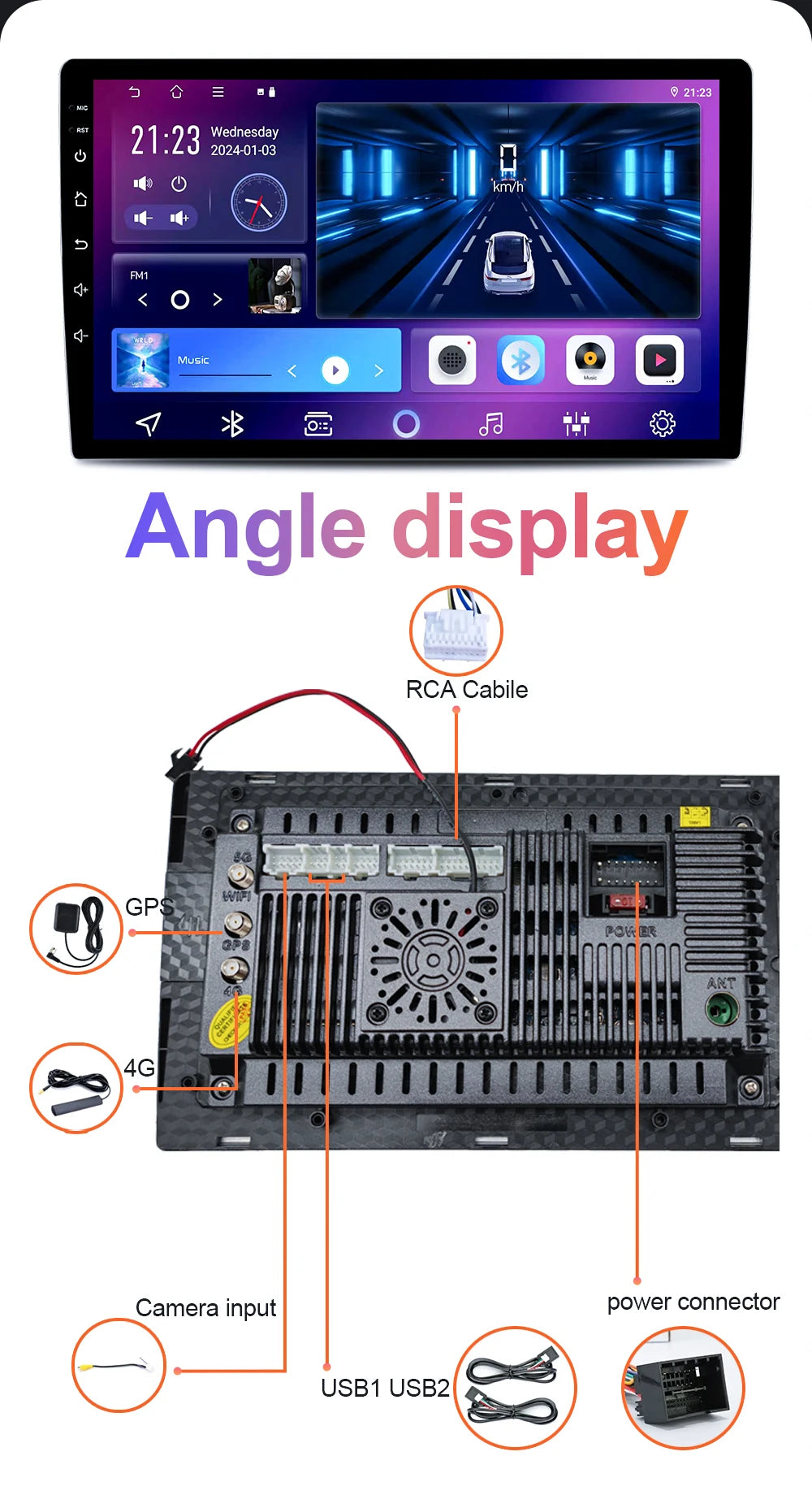 Android 16 Car Radio For Suzuki Swift 2003 - 2006 2007 2008 2009 2010 Multimedia Player Stereo Carplay AUTO Head Unit WIFI 4G BT