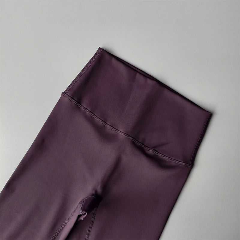 Women's Fleece Lined Workout Leggings - High Waisted Winter Yoga Pants - photo 6