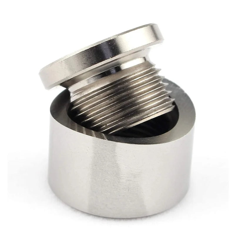 SS304 Hex Weld Bung & Nut — M18x1.5 Lambda Sensor Boss