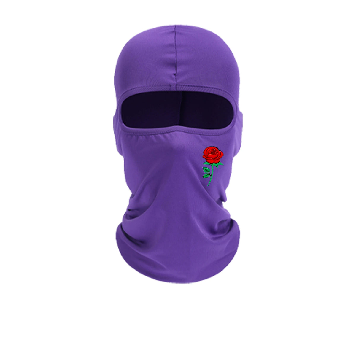 Rose Print Balaclava, Ski and Cycling Face Mask