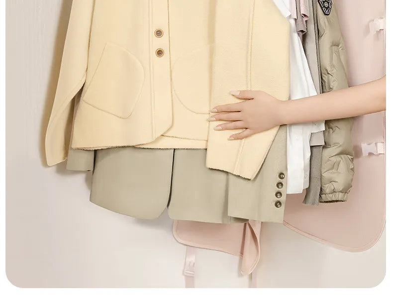 1pc Wardrobe Lazy Compressed Storage Board Dust Cover Storage Artifact Foldable Fabric Down Jacket