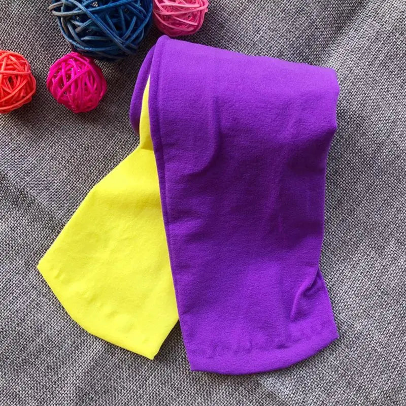 Candy Color Stretch Tights for Girls & Women — Soft Footed Dance Pantyhose