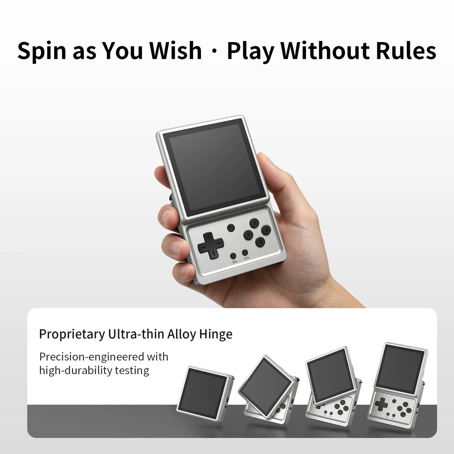 ANBERNIC RG Rotate Retro Handheld Game Console Android 12 T618 IPS Screen Game Emulator 3GB+32GB WiFi Portable Gaming Device