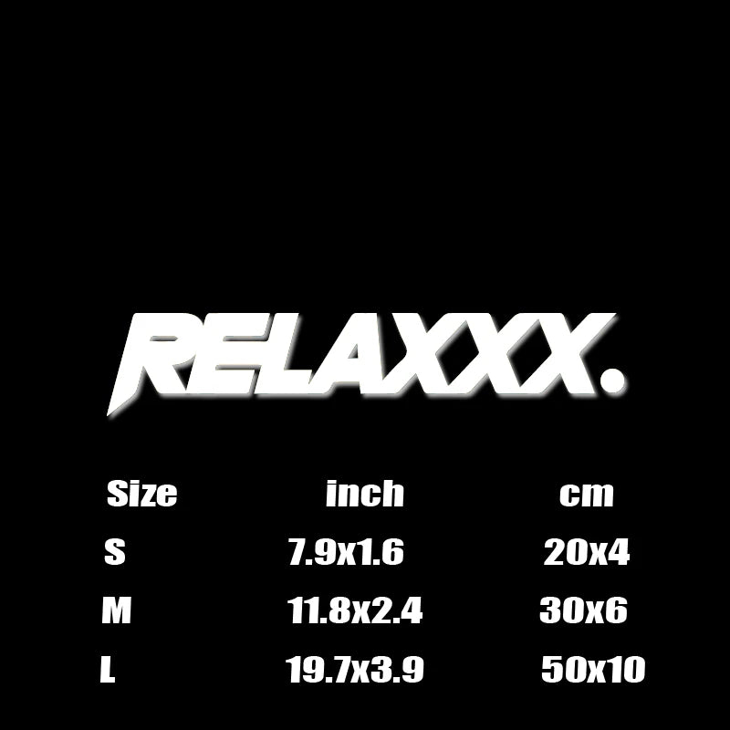 "RELAXXX"Stickers,,creative&fashion with high quality sticker for cars trucks motorcycles &laptops!