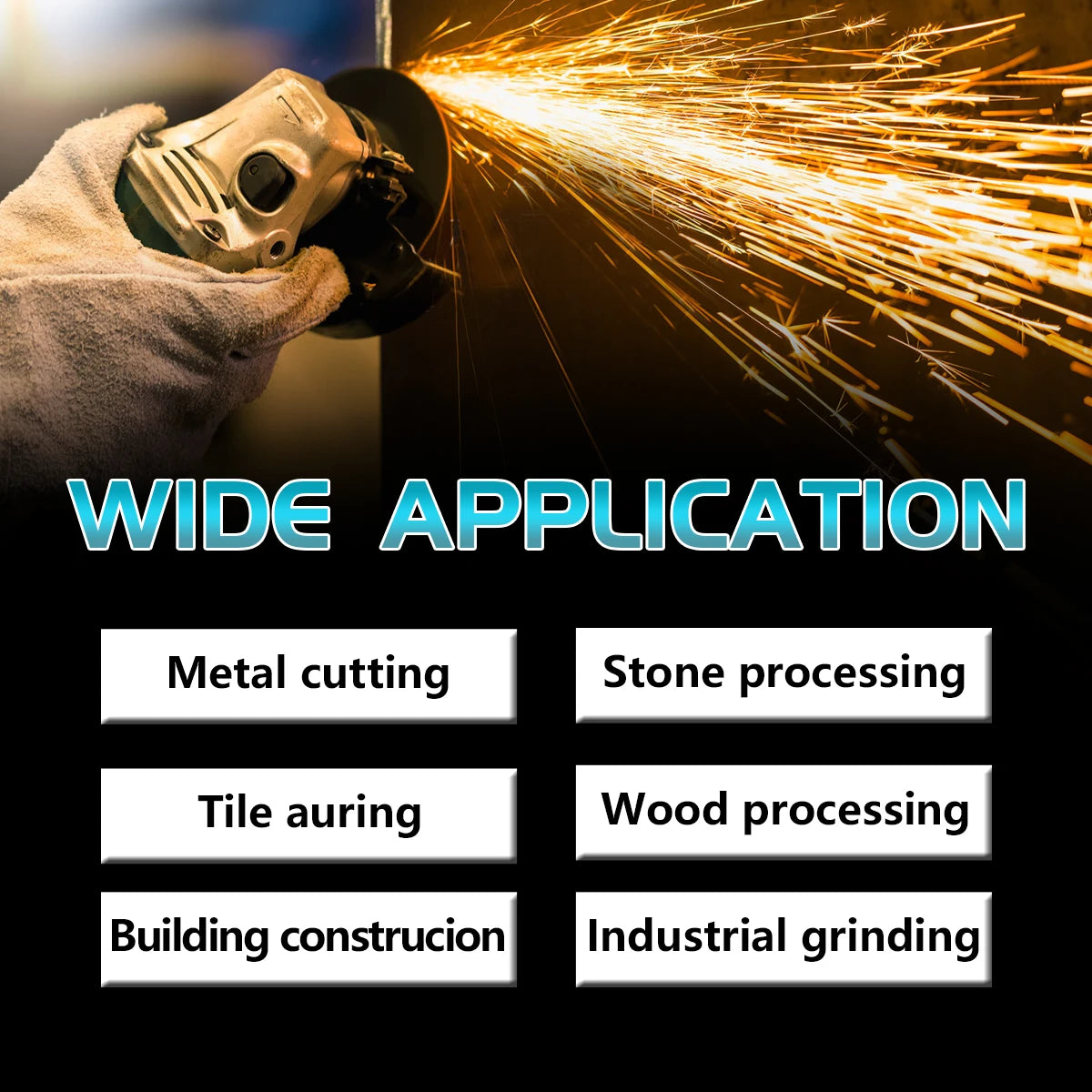 125mm Grinder Power Tool Polishing Cutting Machine For Makita 18V Battery Brushless Angle Grinder Cordless Electric Angle