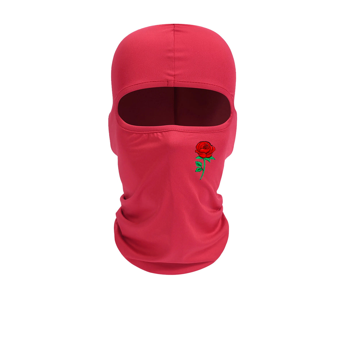 Rose Print Balaclava, Ski and Cycling Face Mask