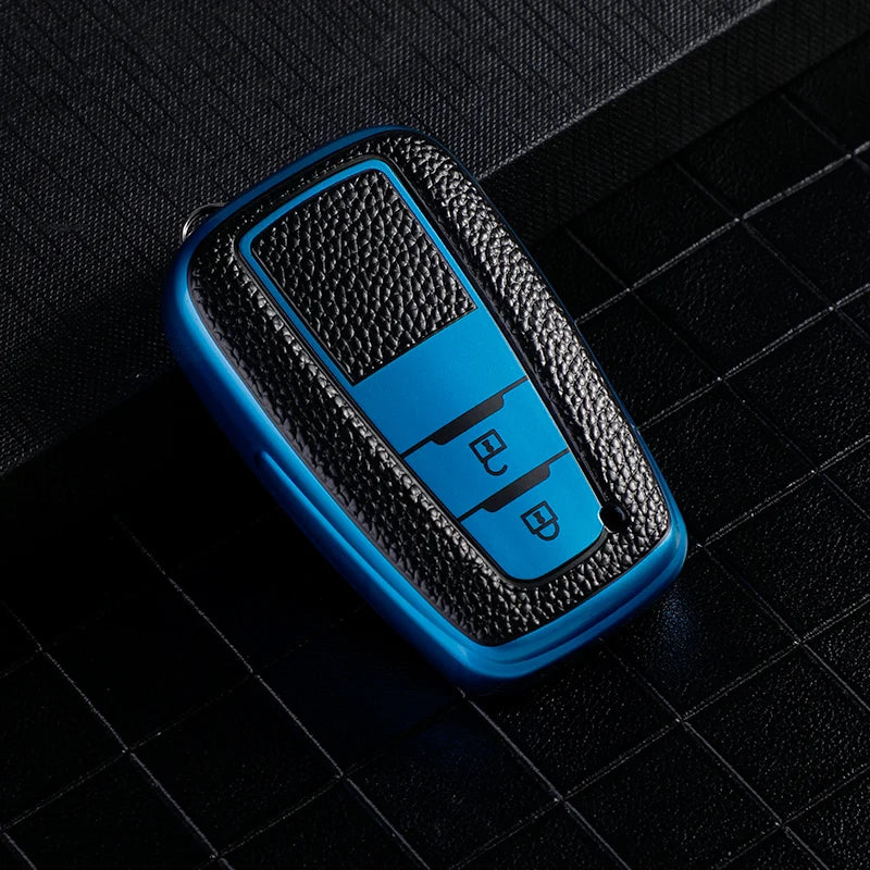 Auto Leather TPU Car Key Cover Case for Toyota Prius Camry Corolla C-HR CHR RAV4 Prado 2018 Keychain Accessories