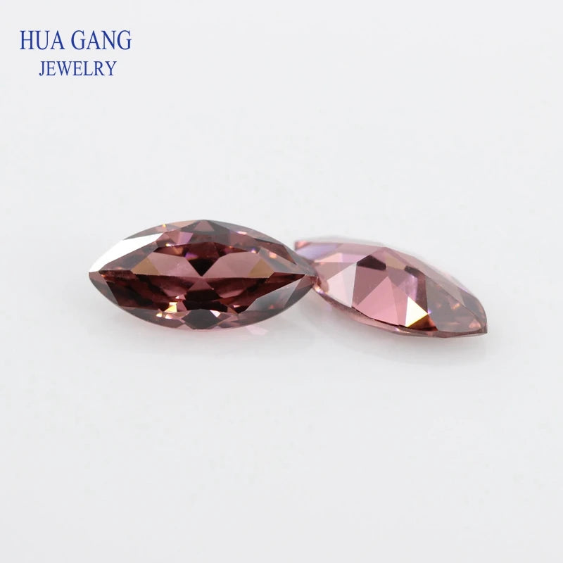 5A Marquise Shape Cubic Zirconia Stone Multicolor Brilliant Cut Loose CZ Synthetic Gems Beads For Jewelry