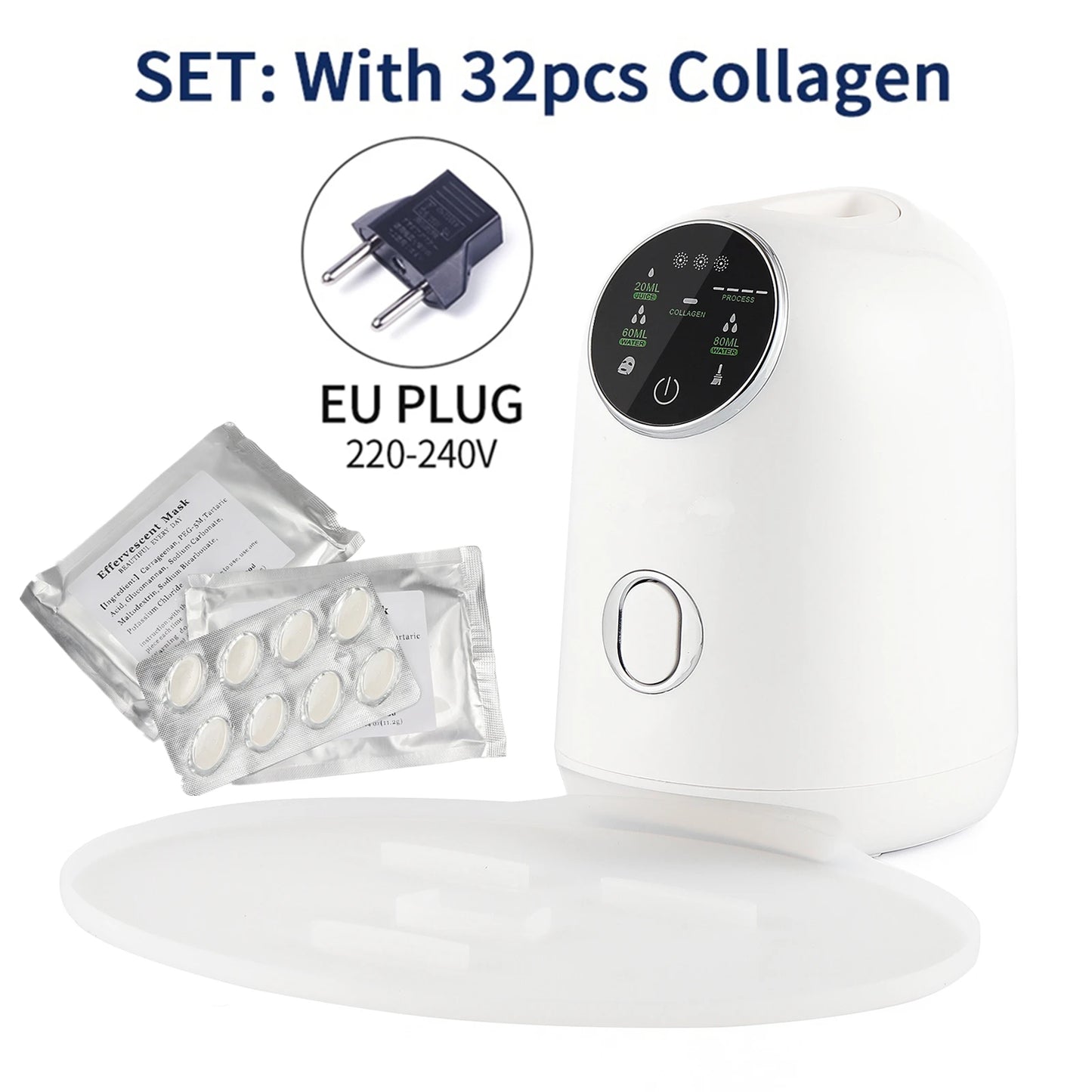 Foreverlily DIY Mask Machine Home Use Mask Making Vegetable Fruit Juice Milk Self-made Facial Mask Automatic Mask Maker SPA Care.women