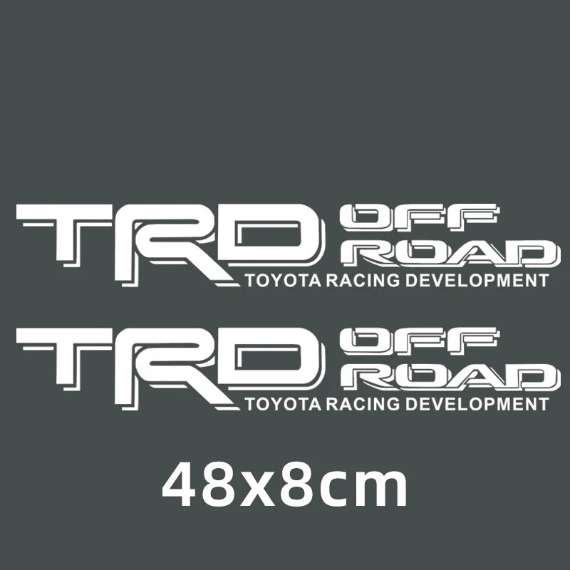 Suitable for Toyota Transit logo TRD OFFROAD modified sticker, personalized decorative body sticker waterproof latte