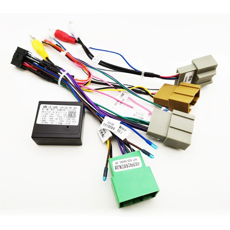 CAN Bus Decoder Harness Adapter 16 Pin Plug Connector Car Android Wiring Cable for Chevrolet Trax Onix Cruze Tracker Encore