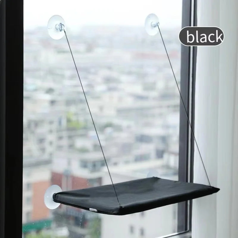 Cat Window Hammock Bed — Suction-Cup Space-Saving Perch for All Seasons