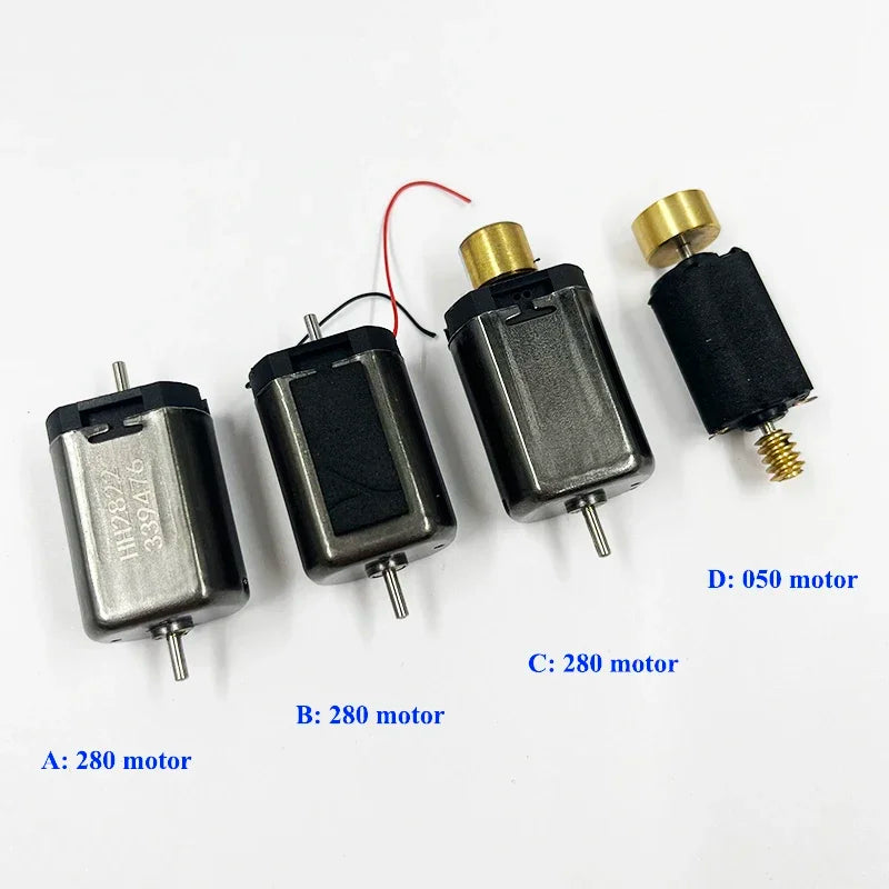 Micro 5-pole Rotor Dual Shaft 050 / 280 Motor DC6V-12V High Speed Double Axis Engine for HO Scale Model Toy Railway Train Models