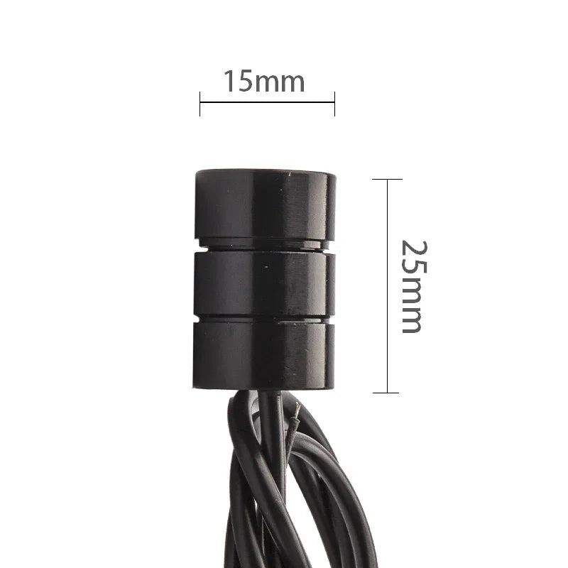 Car LED Laser Light Anti Fog Spotlights LED Anti Collision Taillight Warning Lights Fog Lights Warning Emergency Light Universal